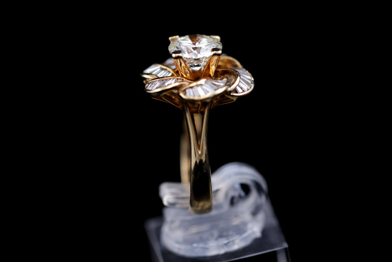 Solitaire Diamond Gold Ring