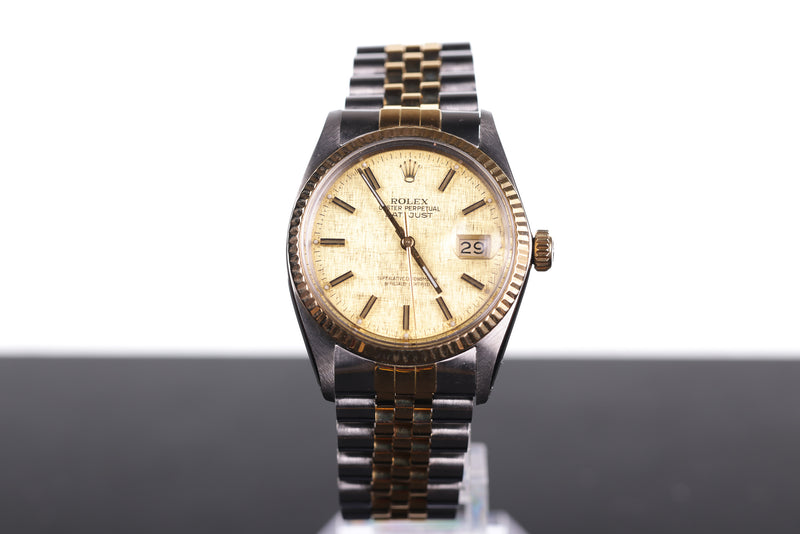 Rolex Datejust 16013 with Linen Dial