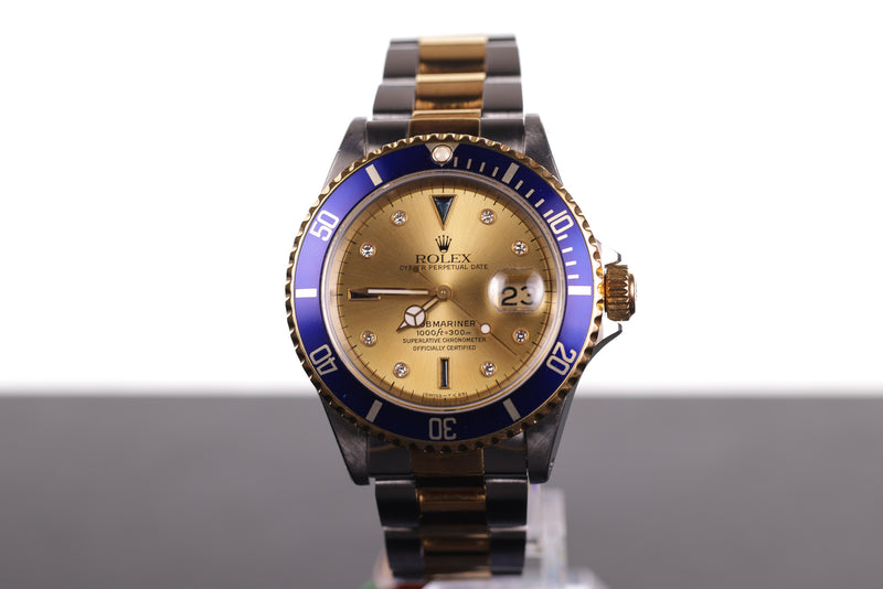 Rolex Submariner Date Gold & Steel with Sultan Dial