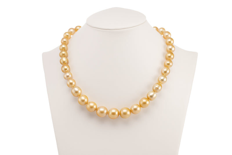 Gold Strand South Sea Pearl Necklace