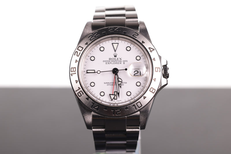 Rolex Explorer II with White Dial 16570T